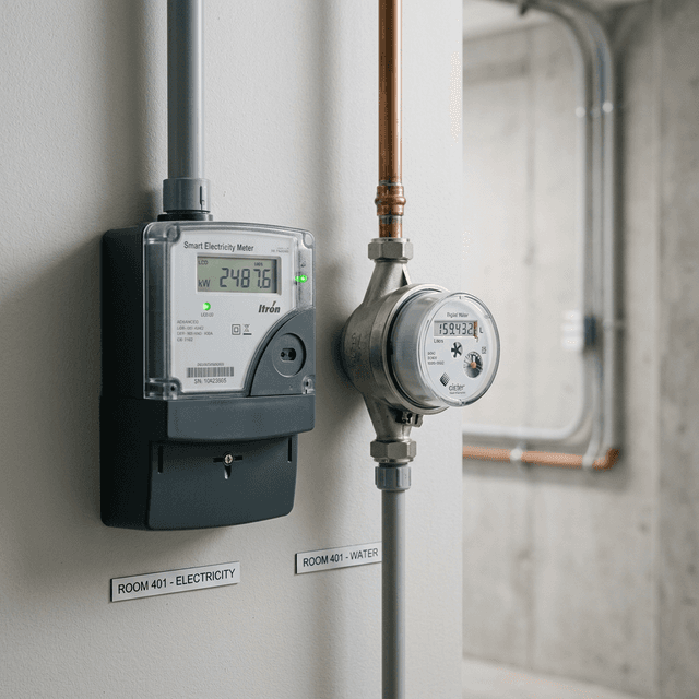 วิธีคิดค่าน้ำค่าไฟหอพัก แบบโปร่งใส ไม่โดนโกงหน้ามิเตอร์